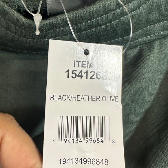 NWT Eddie Bauer Medium Heather Olive Joggers Sweatpants Green Lounge Women's - Picture 10 of 10